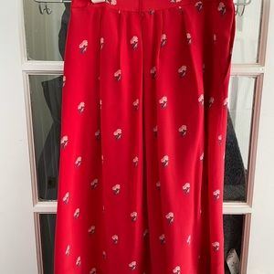 Broadway & Broome floral midi skirt